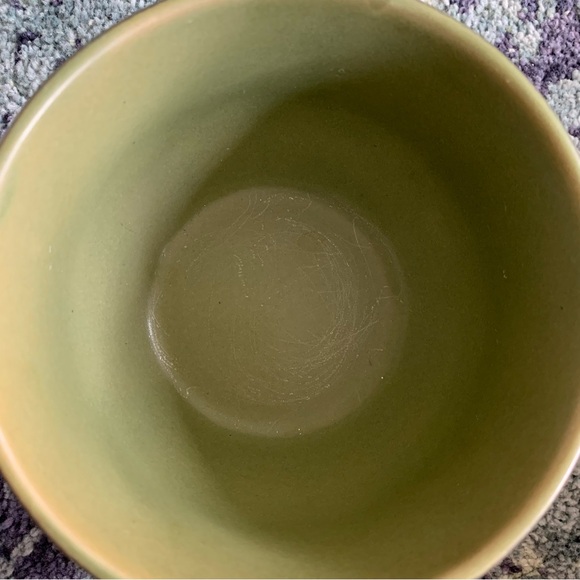 Hearth & Hand by Magnolia Farms Set of 2 Green and White Geometric Bowls - Picture 4 of 9